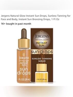 (389) x6 BOTTLES JERGENS TANNING DROPS